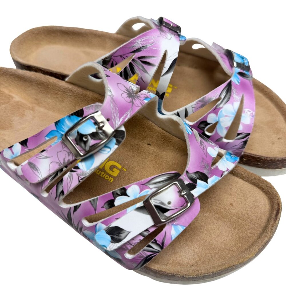 Viking Florida Birko-Flor Sandals – Women’s Size 40 – New – Pink/Purple